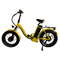 페달식 고체상 펩타이드 합성과 맨즈 작은 접힌 전기 교잡체 자전거 오렌지색 48v 전기 접는 자전거