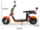 작은 전기 모터장착된 스쿠터 자전거 Ｅ 자전거 72v 60 킬로미터 EEC COC 시티코코 1500w 광폭 타이어